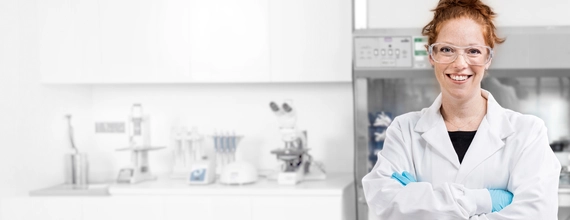 A scientist in a laboratory