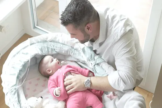 Our new parental leave policy helps Michael to share precious moments with his family