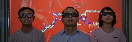 Scientists use 3D images to explore molecular structures