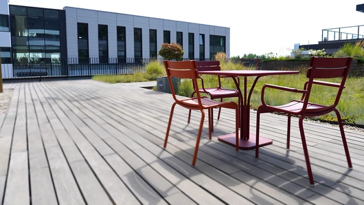 Terasa v sídle spoločnosti Novartis Slovakia