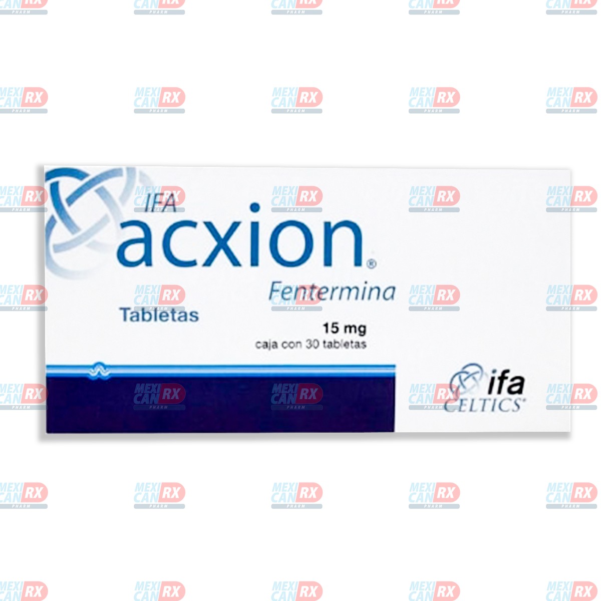 Acxion Phentermine 15mg, 30mg on MexicanRXpharm